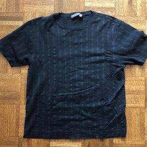 Ferragamo small crew neck black tee tshirt t-shirt